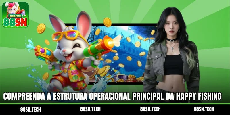 Compreenda a estrutura operacional principal da Happy Fishing 