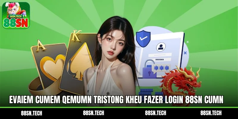 Evaiem cumem qemumn tristong kheu Fazer login 88SN cumn num rele