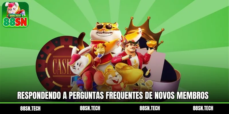 Respondendo a perguntas frequentes de novos membros