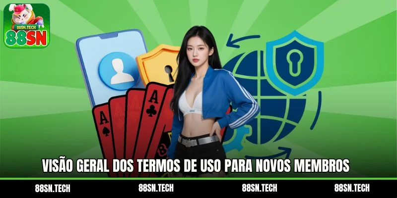 Visão geral dos termos de uso para novos membros